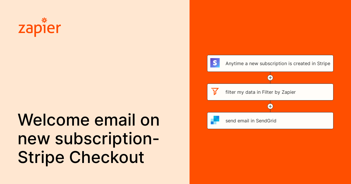 Anytime a new subscription is created in Stripe, filter my data in