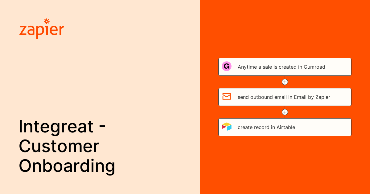 Anytime a sale is created in Gumroad, send outbound email in Email by