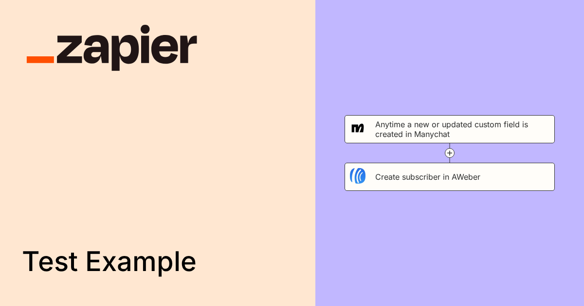 Anytime a new or updated custom field is created in Manychat, create ...
