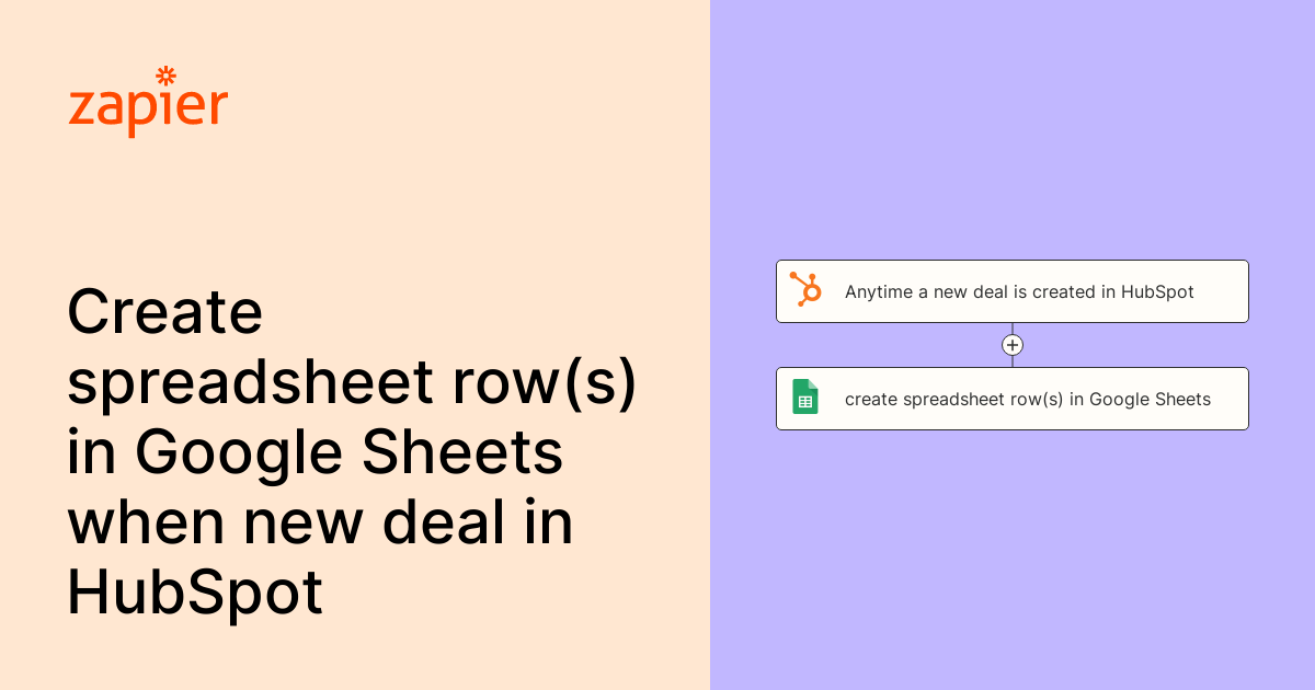 Anytime A New Deal Is Created In Hubspot Create Spreadsheet Row S In Anytime A New Deal Is Created In Hubspot Create Spreadsheet Row S In
