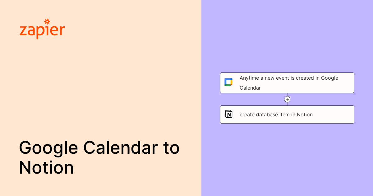 Anytime a new event is created in Google Calendar, update database item