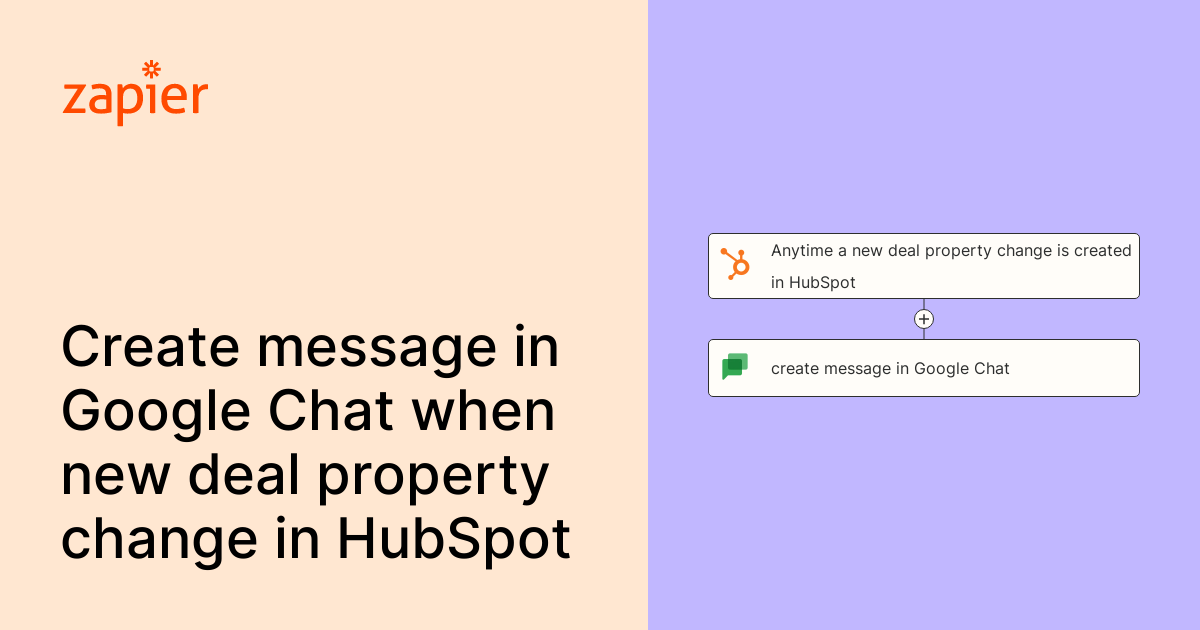Anytime a new deal property change is created in HubSpot, create