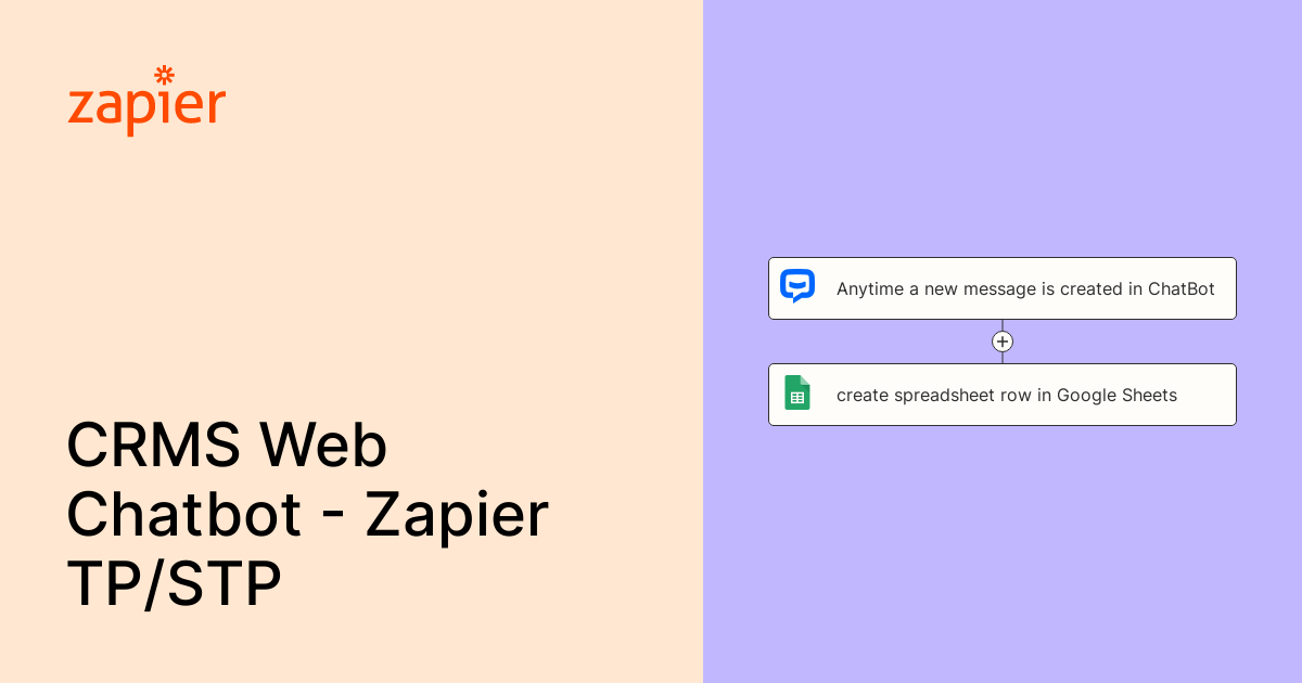 Anytime a new message is created in ChatBot, create spreadsheet row in ...