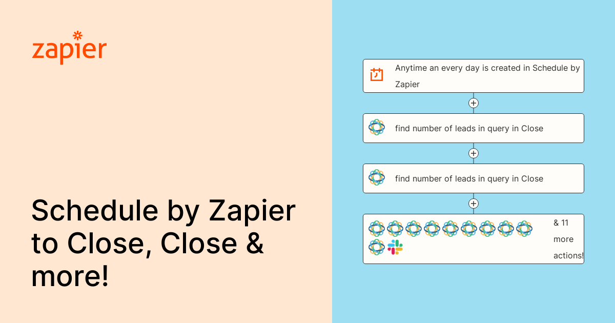 Anytime an every day is created in schedule by zapier find number of