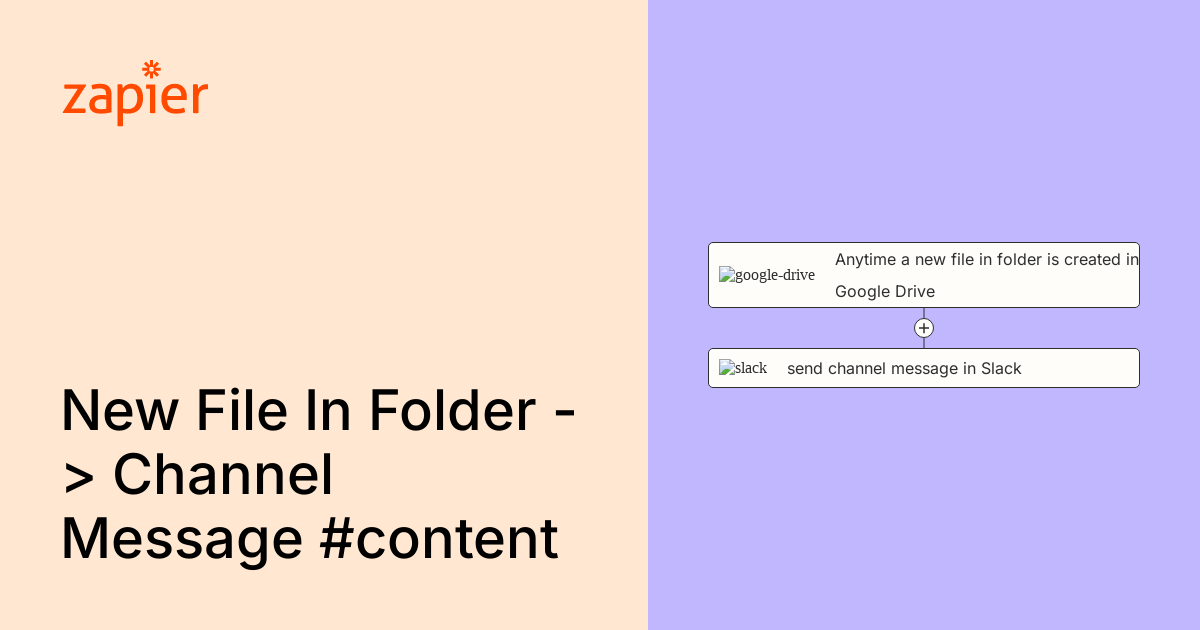 Anytime a new file in folder is created in Google Drive, send channel ...