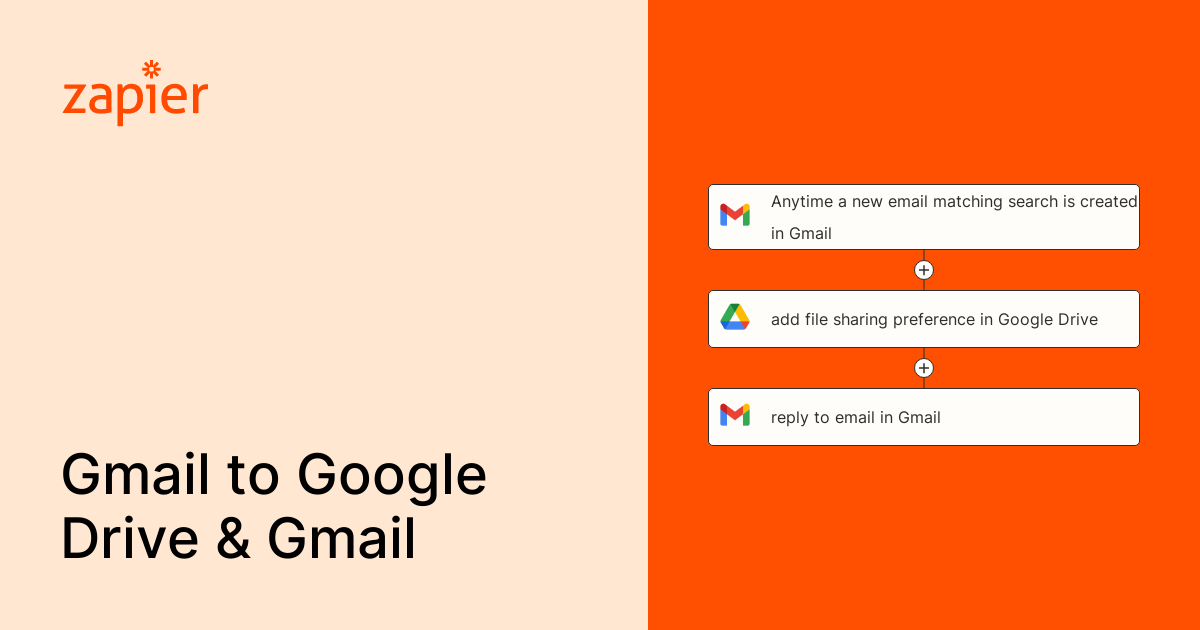 Anytime a new email matching search is created in Gmail, add file