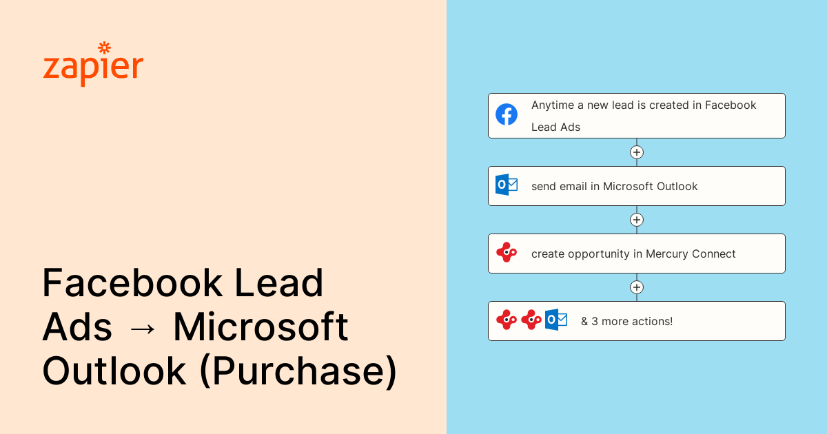 New Outlook Ads. Example Anytime a new lead is created in Facebook Lead Ads, send email in ...