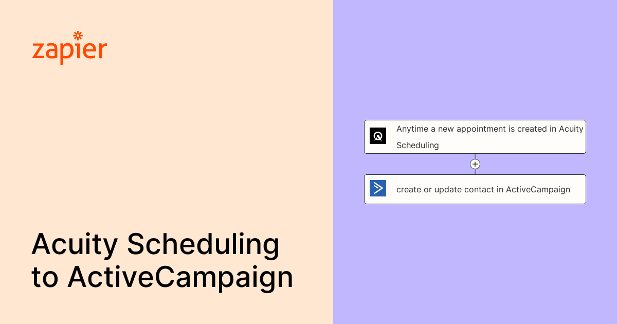Anytime a new appointment is created in acuity scheduling create or 