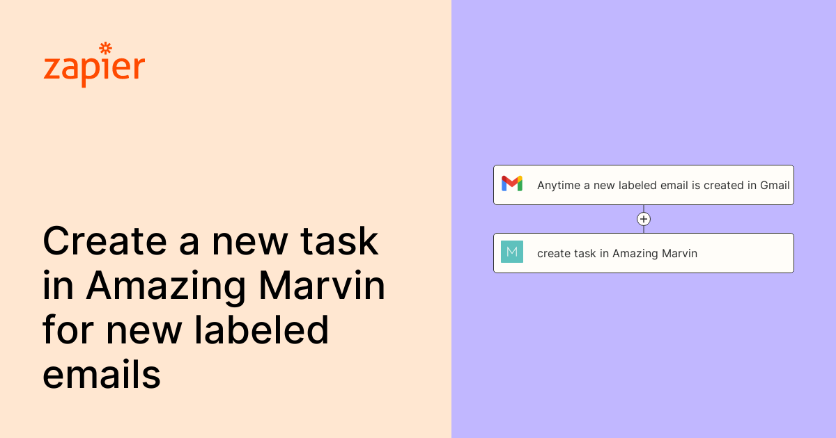 Anytime a new labeled email is created in Gmail, create task in Amazing ...