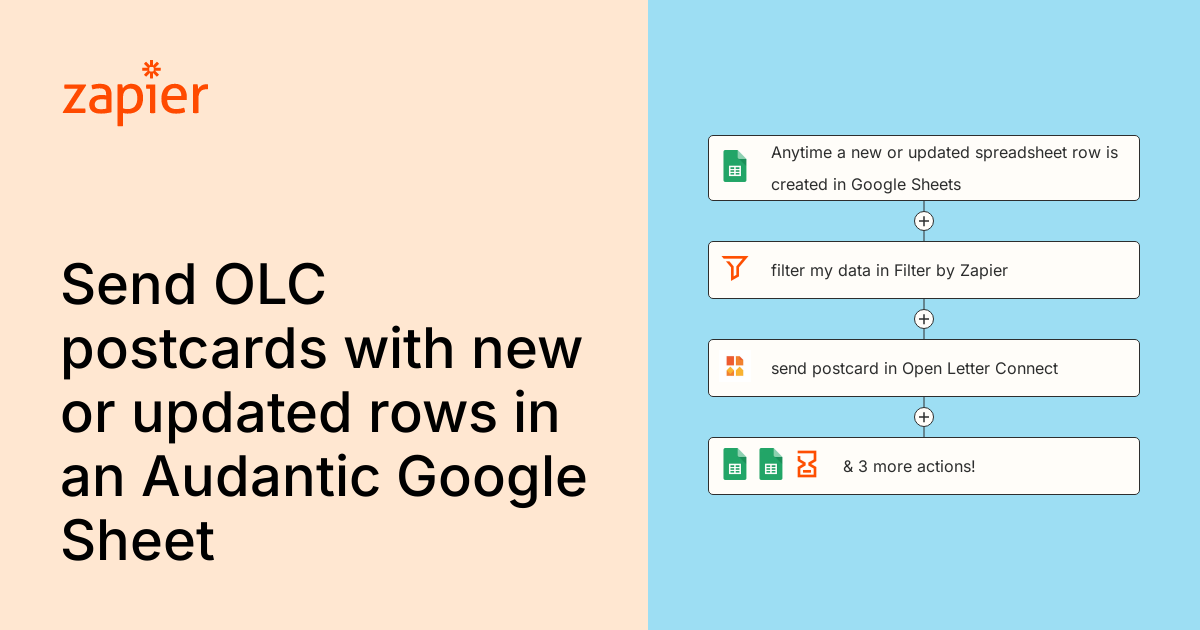 Anytime a new or updated spreadsheet row is created in Google Sheets